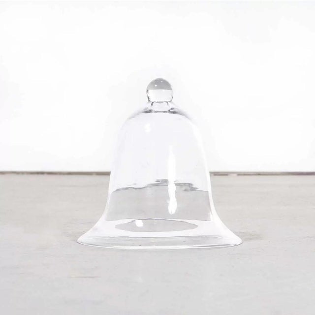 19th Century French Mouth Blown Glass Cloche For Sale - Image 10 of 11
