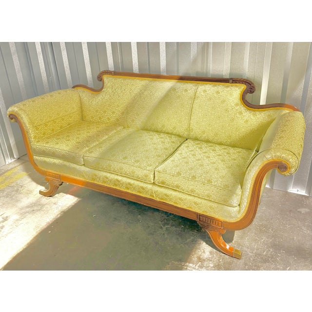 Duncan Phyfe Style Sofa For Sale - Image 4 of 12