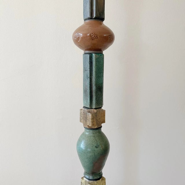 2000 - 2009 Studio Pottery Floor Lamp For Sale - Image 5 of 10