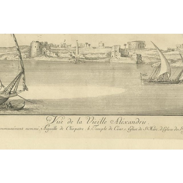Norden & Tuscher, Alexandria Harbor, 1755, Engraving, Paper For Sale - Image 6 of 9