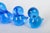 Five Duck Figurines in Blue Art Glass by Josef Marcolin for FM Ronneby, 1970s, Set of 5 For Sale - Image 3 of 5