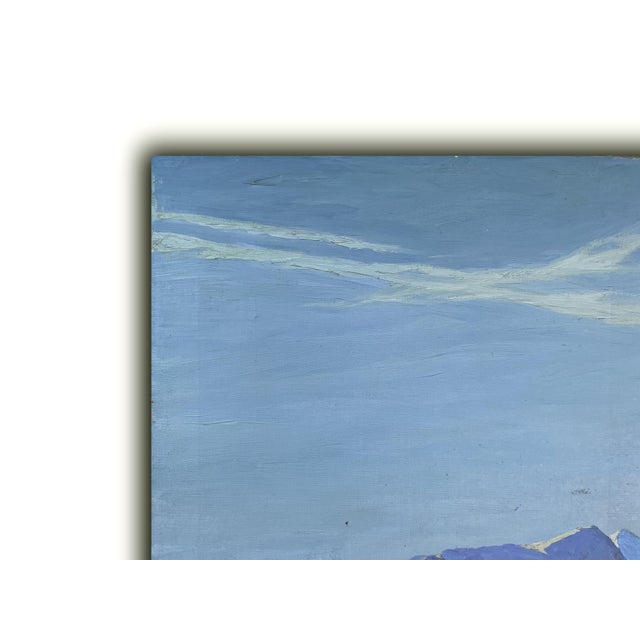 F. Reimann, Großglockner, 1920s, Oil on Canvas, Framed For Sale - Image 9 of 15