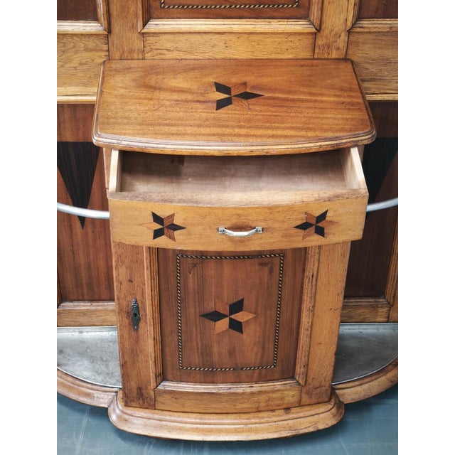 19th Century Gründerzeit Oak Hall Tree with Mirror, 1890 For Sale - Image 13 of 18