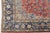 Red Vintage Persian Isfahan Red Wool Rug With Rosette Motif For Sale - Image 8 of 10