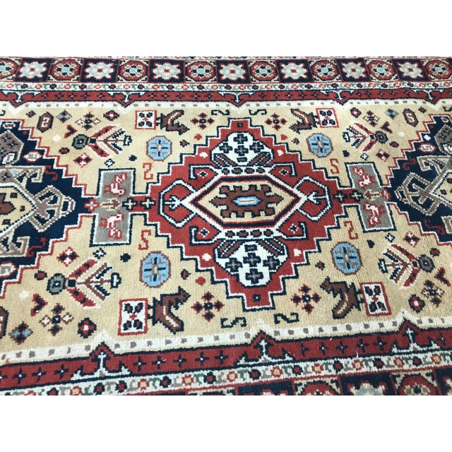 Vintage Turkish Sparta Rug For Sale - Image 4 of 12