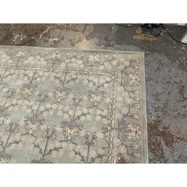 Blue 8ft X 10ft Pottery Barn Kennedy Area Rug, Blue Multi For Sale - Image 8 of 12