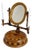 Vanity Table Mirror with Candlesticks, 19th Century For Sale