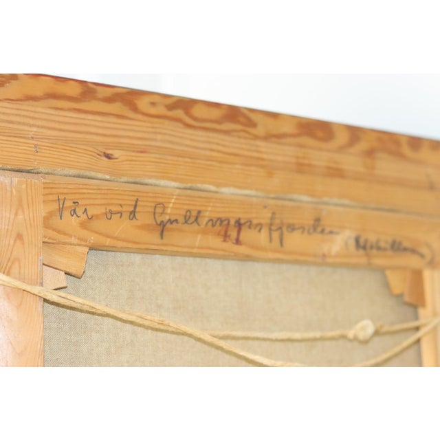 Stig Allan, Clearing, 1950s, Oil on Board, Framed For Sale - Image 4 of 11