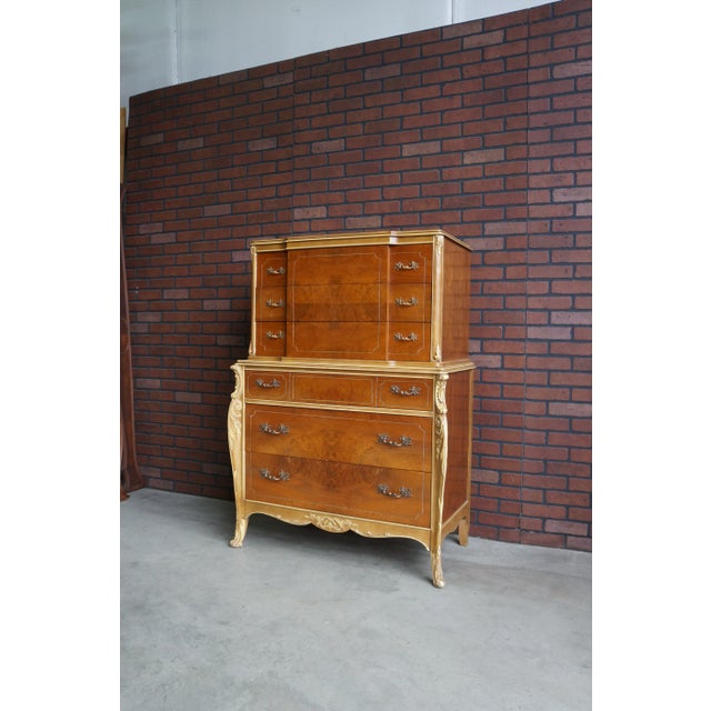 French Provincial Highboy Dresser Chairish