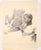 1960s "And Search for Peace" - Rare Signed Figurative Lithograph in Ink on Paper by Eugene Hawkins For Sale - Image 5 of 6