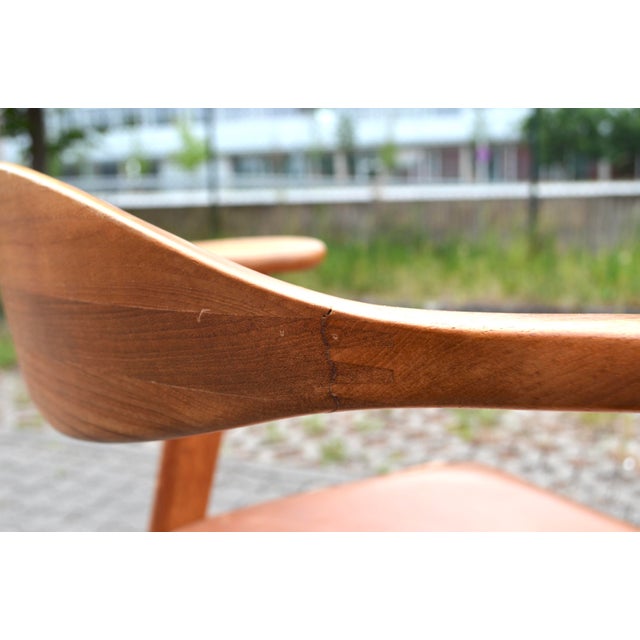 1960s Danish Model 49 Chair in Teak by Erik Kirkegaard for Høng Stolefabrik, 1950s For Sale - Image 5 of 16