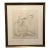 Mid 20th Century John Tuska Still Life Sketch of Man, Woman and Apple For Sale