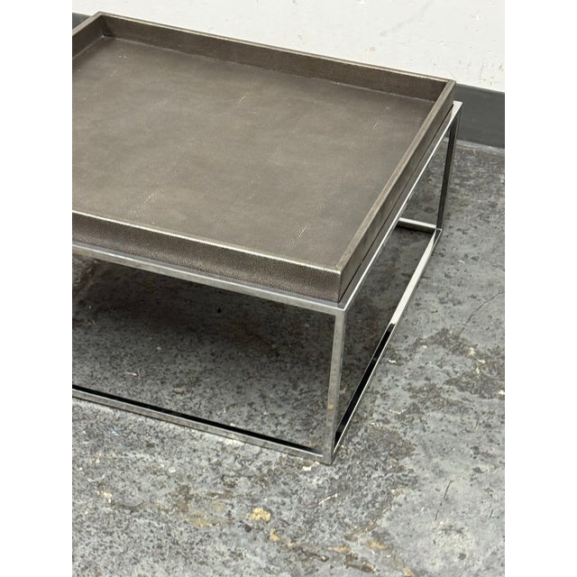 Metal Anthony Cox for Restoration Hardware Hudson Coffee Table For Sale - Image 7 of 12