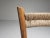 Wood Set of French Rustic Low Chairs in Elm Wood and Straw attributed to Charlotte Perriand, 1960s For Sale - Image 7 of 10