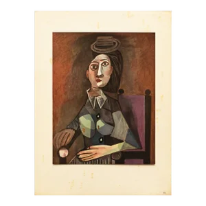 C. 1940s After Pablo Picasso, "Portrait" Second Edition Period Parisian Offset Lithograph
