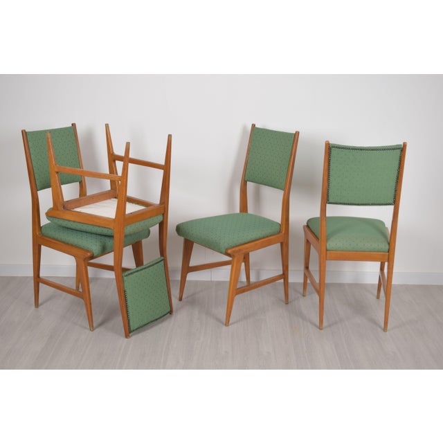 1950s Vintage Chairs, Italy, 1950, Set of 4 For Sale - Image 5 of 18