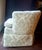 Wood Vintage Barrel Back Tufted Lounge Arm Chair For Sale - Image 7 of 8