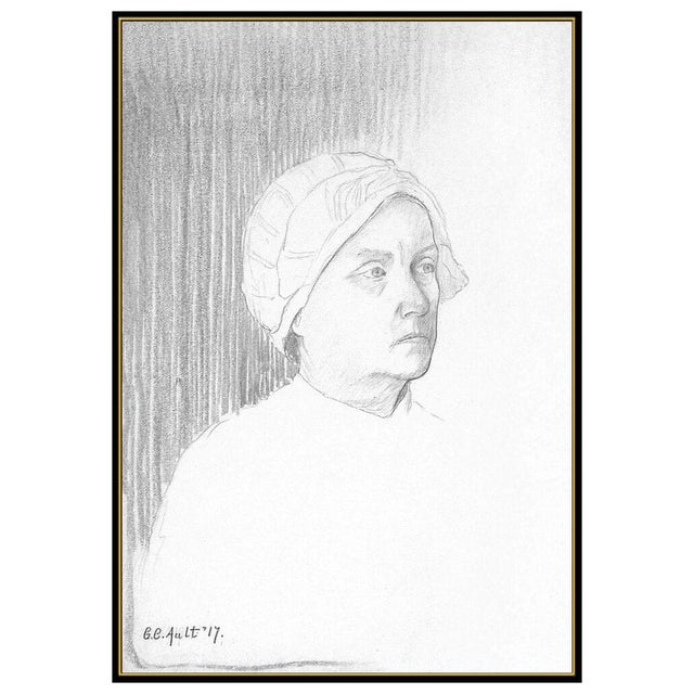 Message us to inquire about custom framing options! (Included for free with every purchase) The artwork here, "Portrait of...