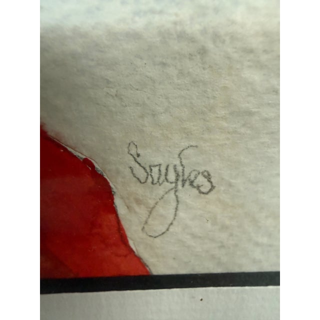 Sayles "Son of Renling" Watercolor Portraits, Set of Three For Sale In San Francisco - Image 6 of 12