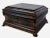 Wood Antique Black Chinoiserie Decorated Jewelry Box For Sale - Image 7 of 7