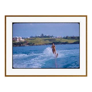 Water Skiing in Acapulco 1959 by Toni Frissell Brown Framed For Sale
