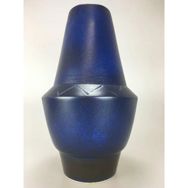 Black Mid-Century Space Age Floor Vase For Sale - Image 8 of 8