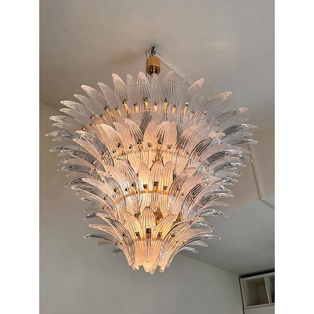 Sputnik Murano Style Glass Palm Chandelier by Simoeng For Sale - Image 4 of 9