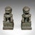 Art Deco Pair of Vintage Dog of Fo Bookends, Oriental, Bronze, Book Rest, Art Deco, 1930 For Sale - Image 3 of 10