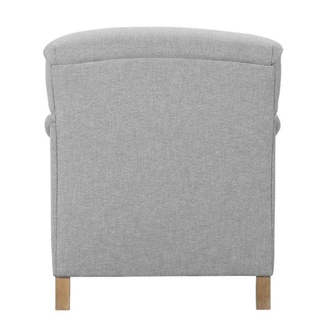 Not Yet Made - Made To Order Alcott Chair, Stone Linen For Sale - Image 5 of 12