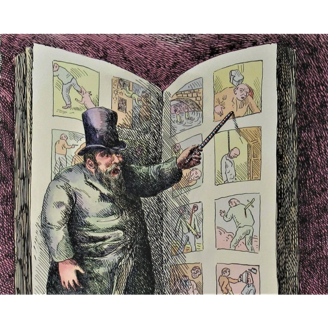 Surrealism Roland Topor, Nouvelles En Trois Lignes I, 1975 For Sale - Image 3 of 6