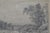 Paper 19th Century European School Pastoral Landscape With Cattle, Graphite Drawing For Sale - Image 7 of 10