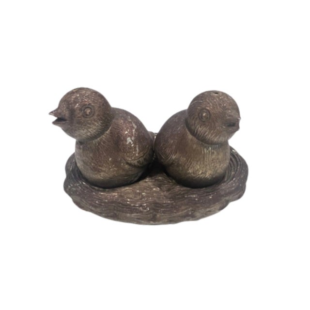 1960s Birds in a Nest Salt & Pepper Shakers For Sale - Image 4 of 11