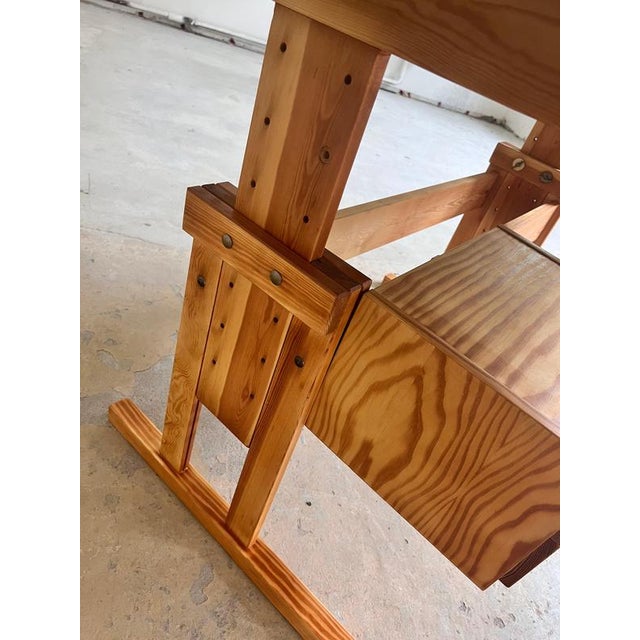 Wood Height-Adjustable Desk in Pine by Trekanten For Sale - Image 7 of 11