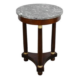 Empire Style Tripod Pedestal Table, Early 20th Century For Sale