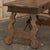 Vintage Spanish Style Two-Drawer Writing Table With Hand-Forged Iron Supports For Sale In Dallas - Image 6 of 18