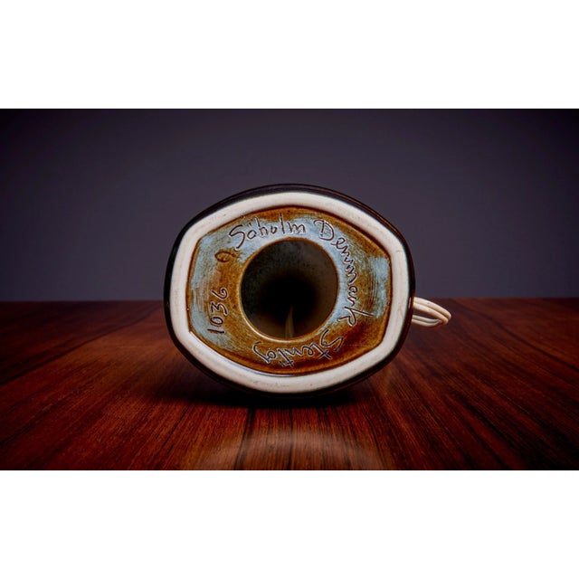 Ceramic Ceramic Table Lamps attributed to Soholm, Denmark, 1960s, Set of 3 For Sale - Image 7 of 8