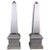 Mid-Century Modern Mid-Century Modern Sleek Large Silver-Finish Industrial Obelisks- a Pair For Sale - Image 3 of 3