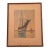 Mid 20th Century Original Watercolor of Ship | Signed C. Jackson For Sale