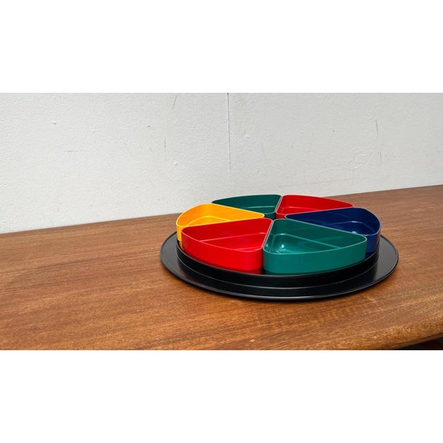 Mid-Century Space Age Bowls and Tray Set from Emsa, 1960s, Set of 7 For Sale - Image 14 of 18