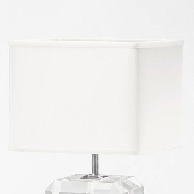 Contemporary Pyra Crystal Table Lamp For Sale - Image 3 of 3