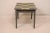 19th Century Swedish Painted Wood Dark Checker Top Table With Nice Tapered Legs For Sale - Image 4 of 12