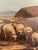 Realism Framed Dutch Oil on Canvas "Sheep in the Field", Late 19th Century For Sale - Image 3 of 8