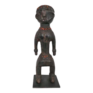 Vintage Early 20th Century Tanzania Seeded Figure