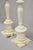White Vintage Italian Classical Carved White Marble Column Table Lamps - A Pair For Sale - Image 8 of 13