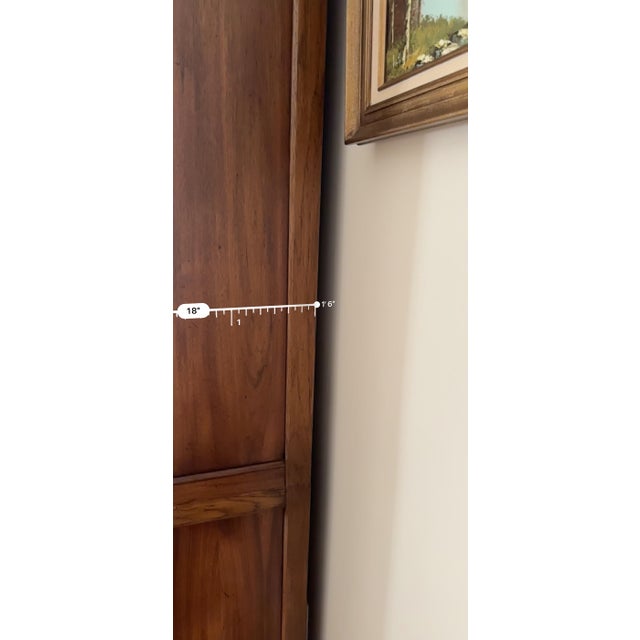 Stunning Antique Wall Unit by Milling Road Furniture W/Desk For Sale In New York - Image 6 of 11