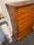 This is a vintage Chippendale style Eldred Wheeler Tiger Maple chest of drawers. It has six drawers for storage. It sits...