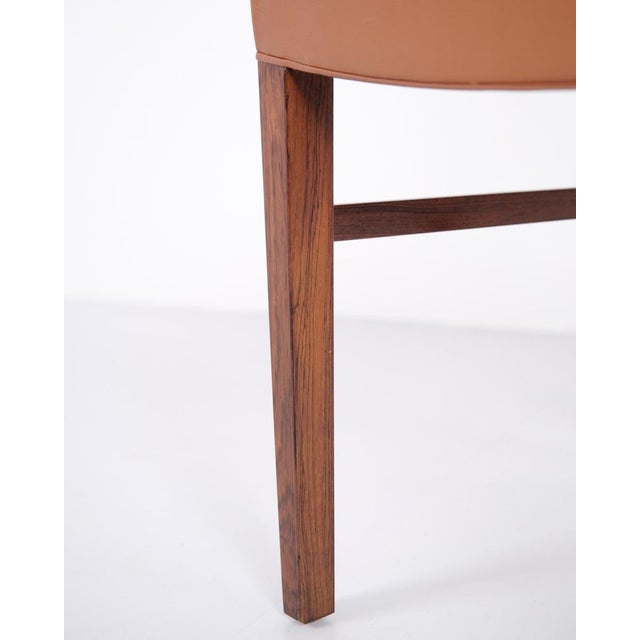 1950s Vintage Dining Chairs in Rosewood by Ole Wanscher, 1950s, Set of 8 For Sale - Image 5 of 12