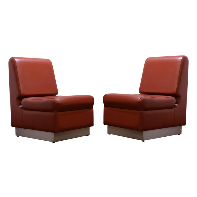 Metal Set of Vintage Italian Armchairs, 1960s For Sale - Image 7 of 7