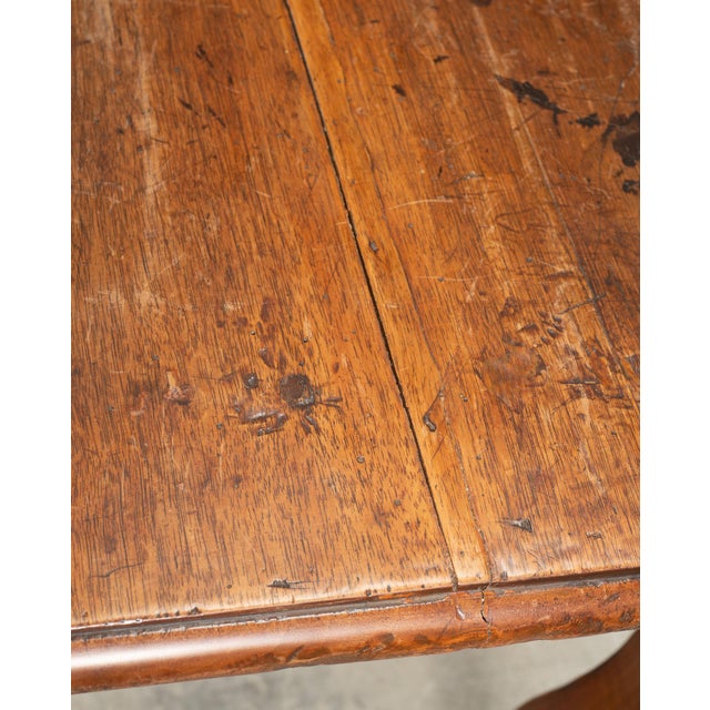 18th Century Country French Provincial Walnut Writing Desk For Sale - Image 13 of 18