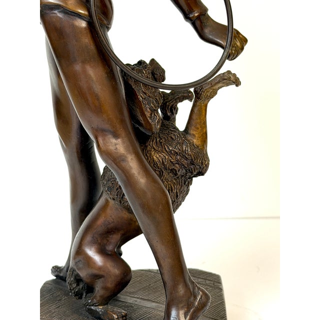 Bronze Bronze Sculpture "Get Up" After Georges Petit de Chemellier, 20th Century For Sale - Image 8 of 18